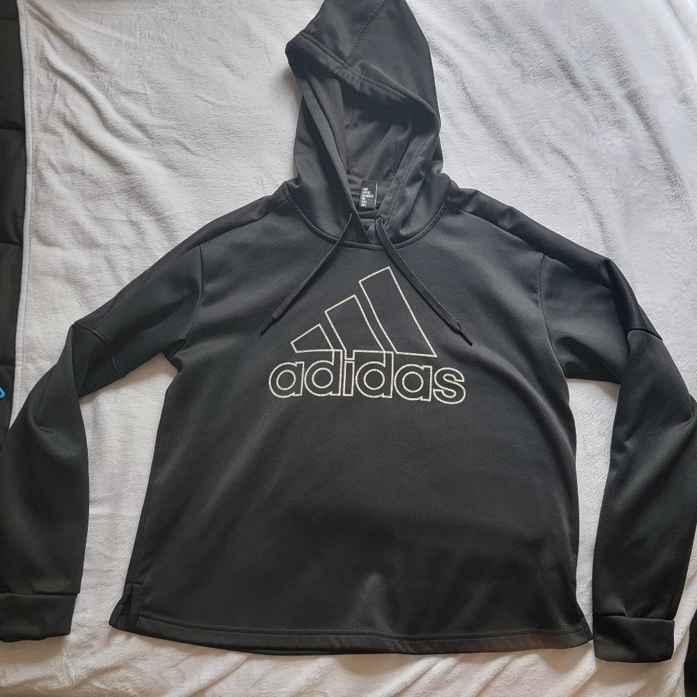 Black Adidas Hoodie Size Large
